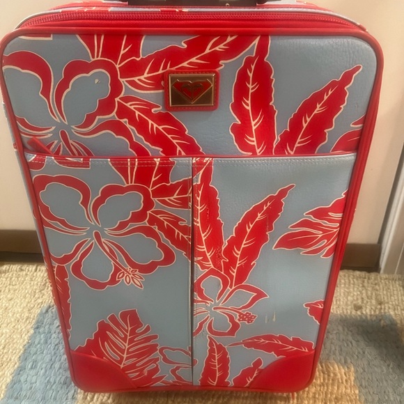 Roxy Bags Vintage Roxy Floral Suitcase Poshmark